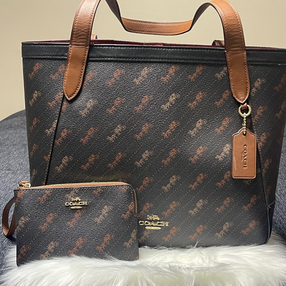 Coach Brown tote bag